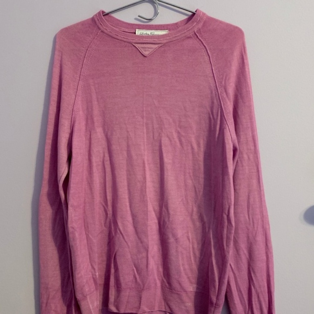 Salvatore Ferragamo - (Size: S) Wool Pink Sweater